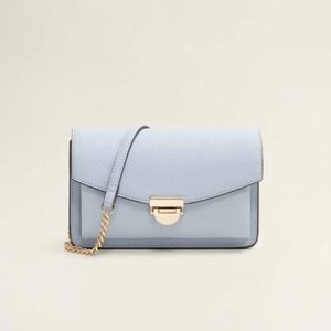 COPY - Mango Cross Body Flap Bag in Baby Blue